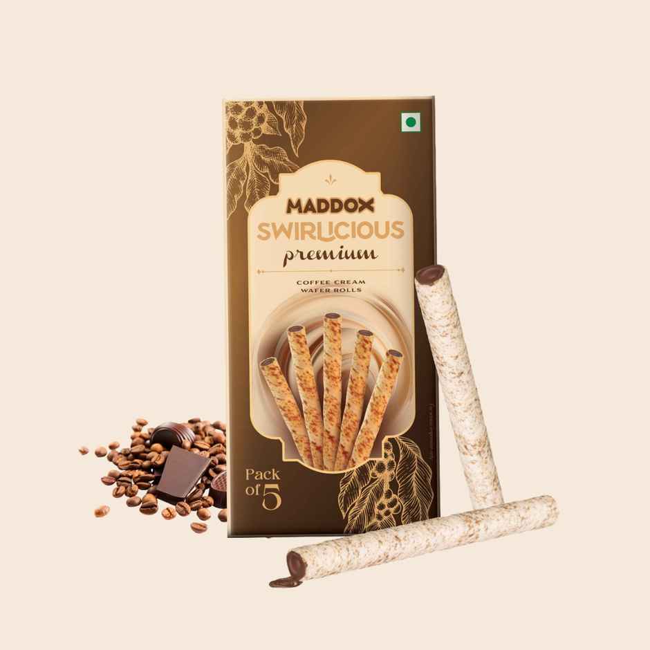Maddox Swirlicious Premuim Coffee Cream Wafer Roll