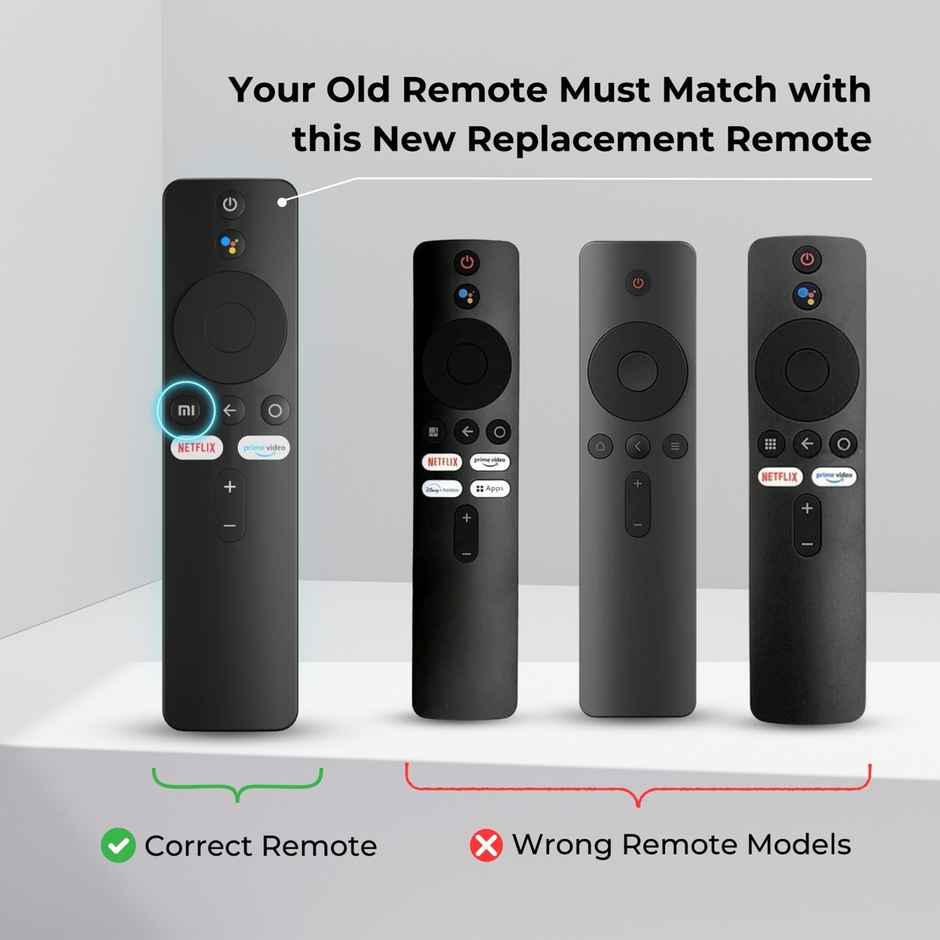 Ailkin Voice Blutooth Smart Remote| Compatible with Mi TV