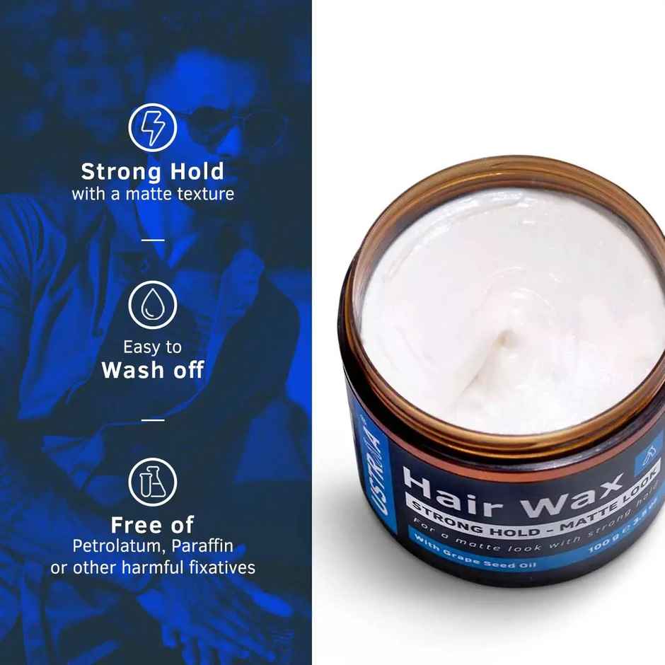 Ustraa Strong Hold Hair Wax - Matte Look