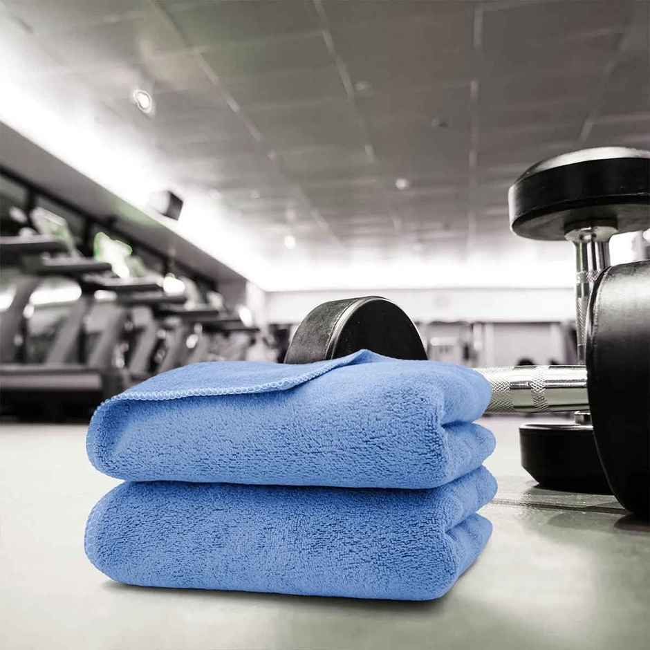 Sassoon Microfiber Gym-Sports Towel | Heaven | 40 x 60 cm