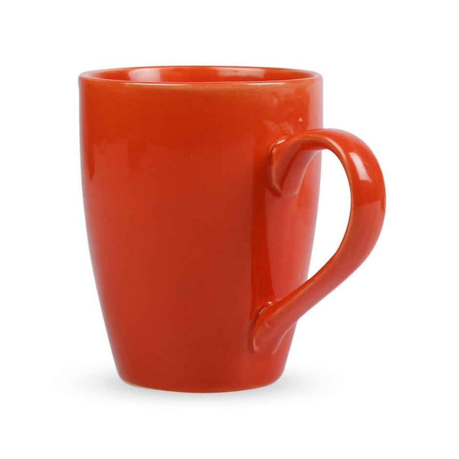 Homez it Ceramic Coffee Mug (250 ml, Red)(Box)