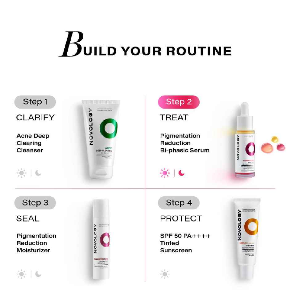 Novology Pigmentation Serum | Bi-Phasic Face Serum For Hyperpigmentation And Dark Spots