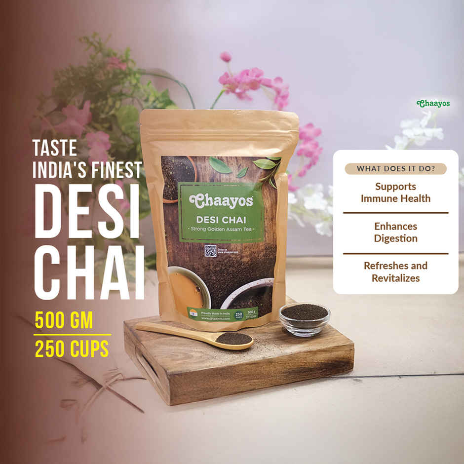 Chaayos Strong Golden Premium Assam Black Tea