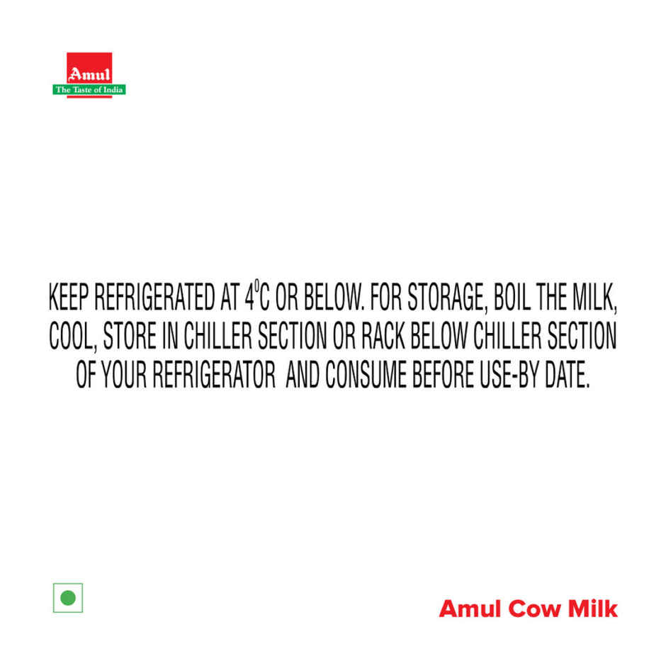 Amul Fresh Cow Milk (Pouch) Combo