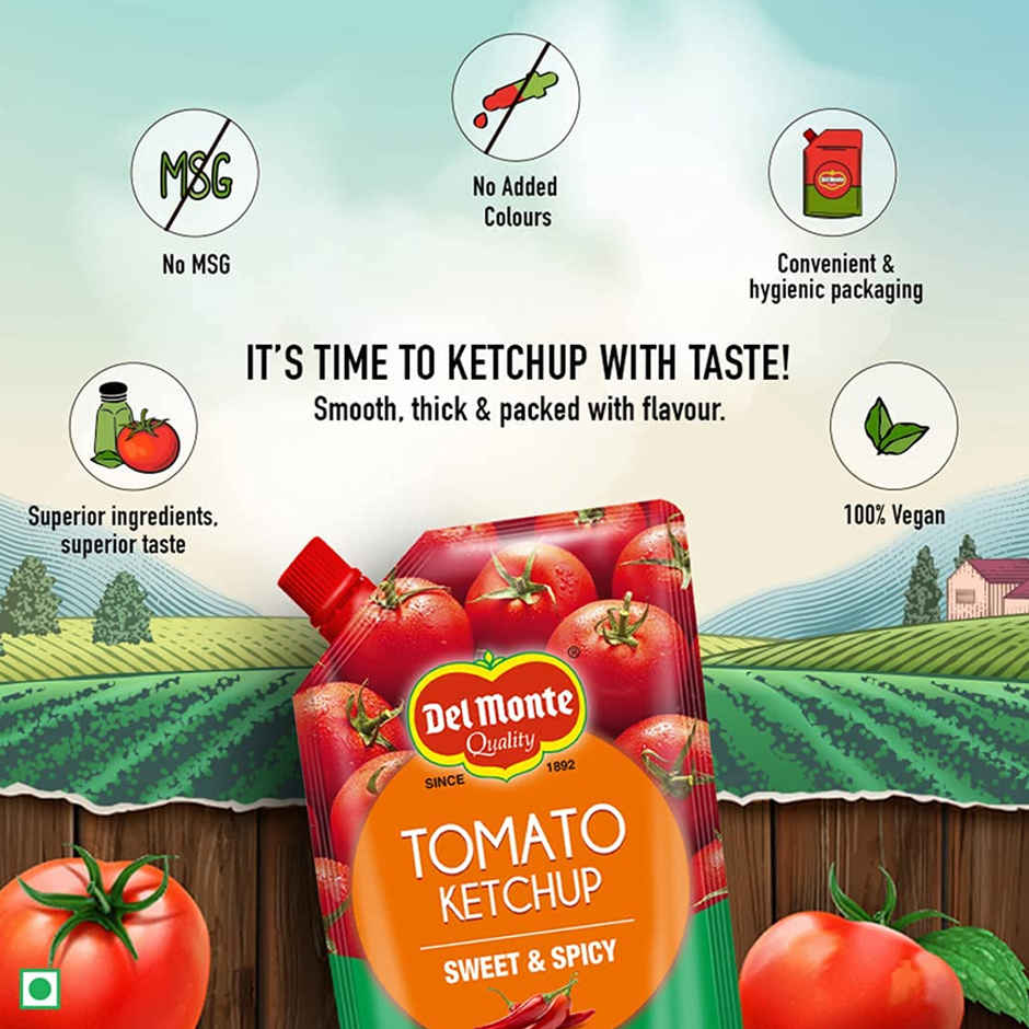 Del Monte Tomato Ketchup Sweet and Spicy Pouch