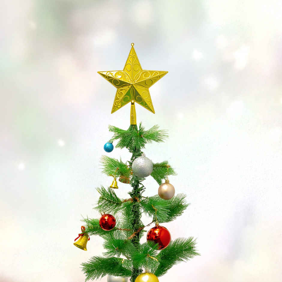 Artificial Pine Christmas Tree | 2 ft | Ideal for Desk | Picfest