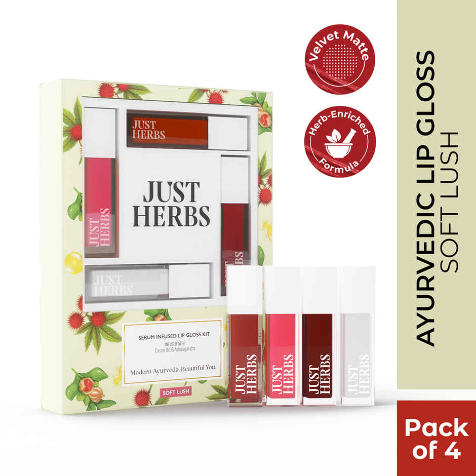 Just Herbs Serum Infused Lip Gloss (Soft Lush)