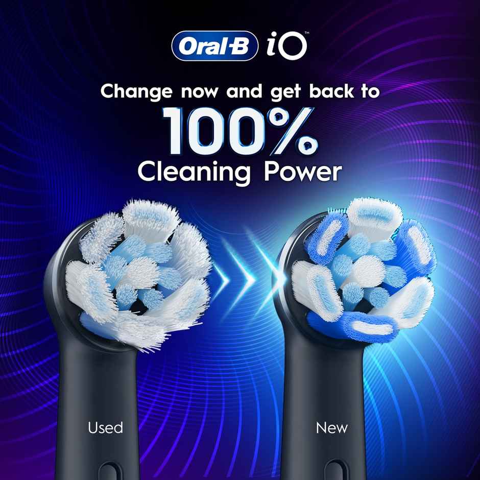 Oral-B iO Black Ultimate Smart Electric Toothbrush Refill Brush Heads