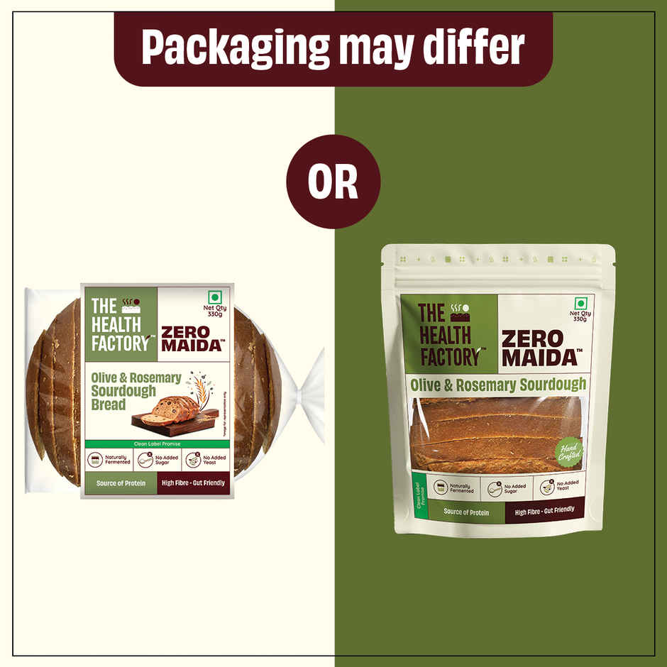 The Health Factory Zero Maida Olive & Rosemary Sourdough | Clean Label