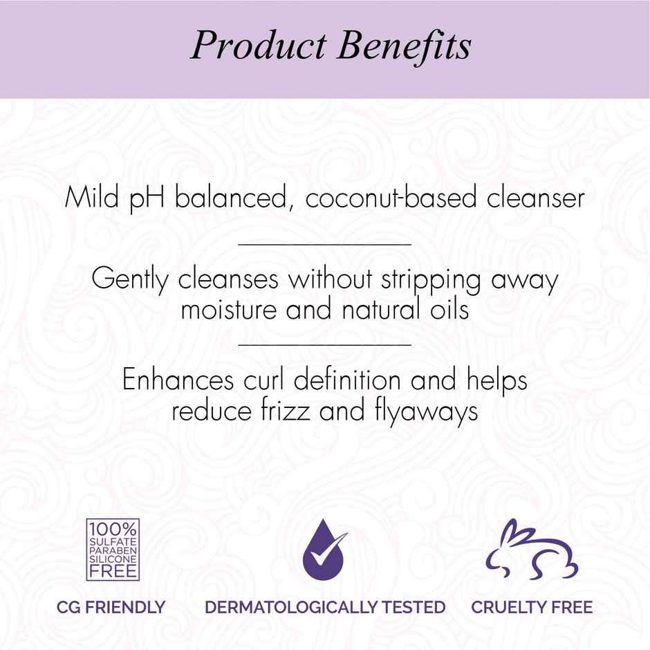 Curl Up Curl Moisturising Shampoo | For Dry Frizzy, Wavy & Curly Hair