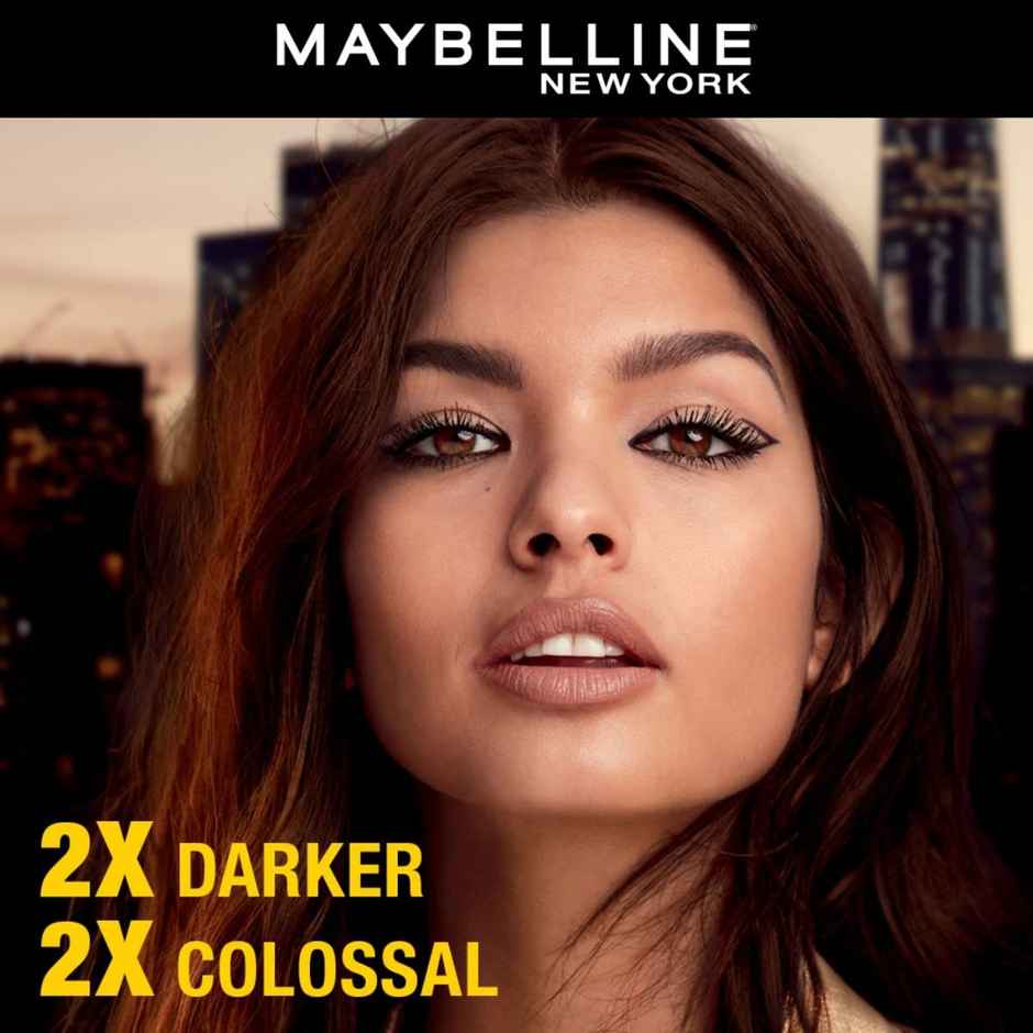 Maybelline New York Colossal Kajal Super Black, 2X Darker & 2X Colossal, Matte Finish Kajal