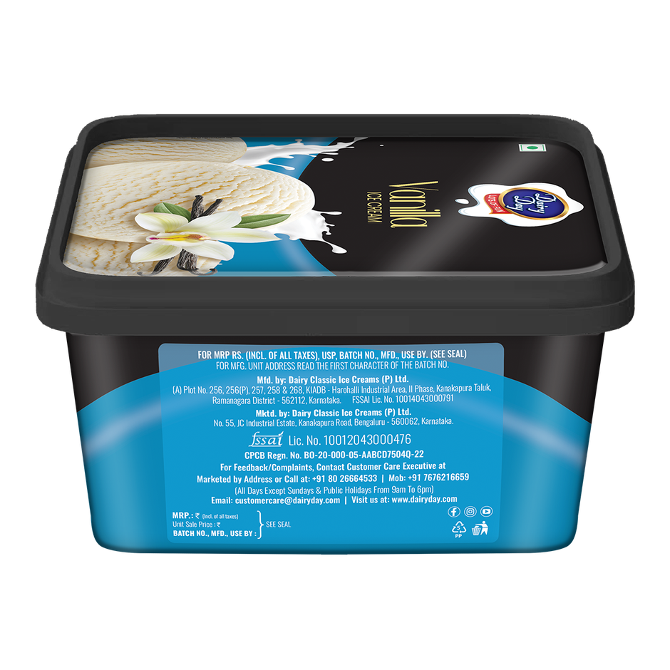 Dairy Day Vanilla Ice Cream Tub