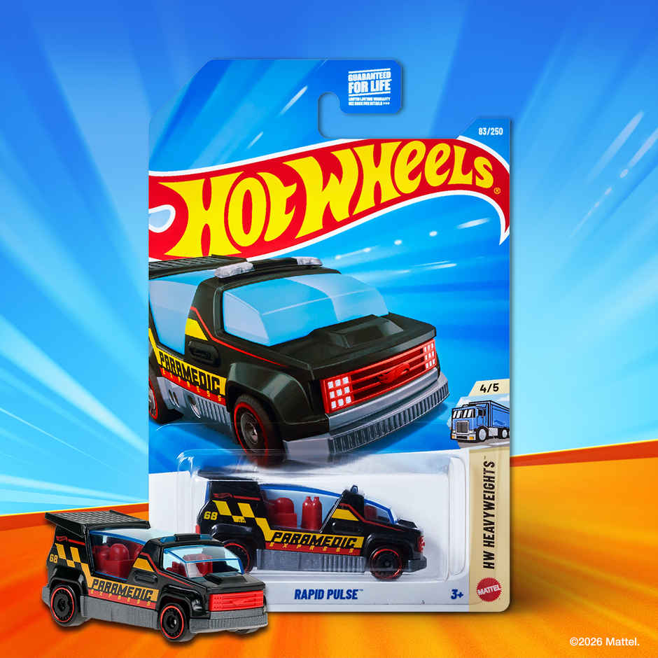 Hot Wheels Worldwide Basic Car HW RAPID PULSE Toy Car for Kids and Collectors