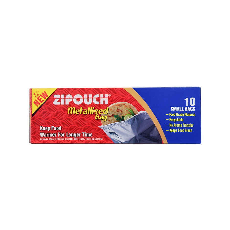 ZIPOUCH Metallised Bag | 18 x 18 cm