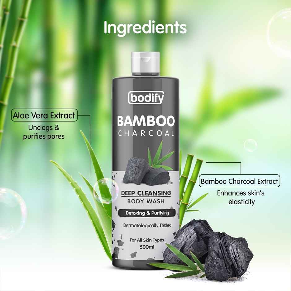 Bodify Bamboo Charcoal Body Wash