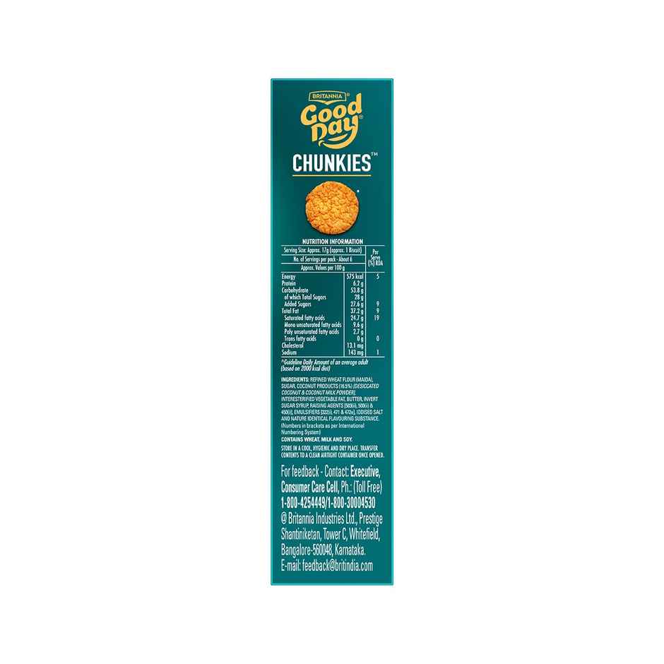 Britannia Good Day Chunkies Coconut Flavoured Biscuits | Combo