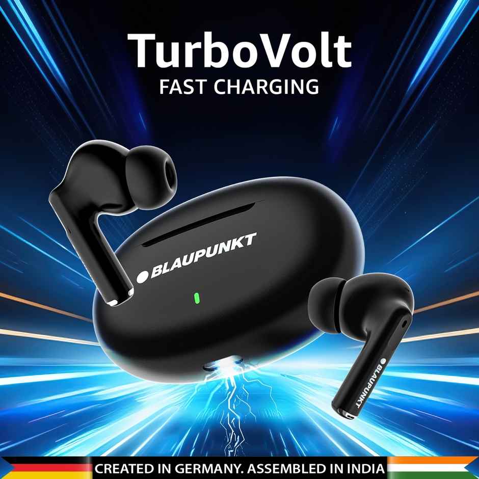 Blaupunkt Btw09 Air Bk Bluetooth Gaming (Black, True Wireless)