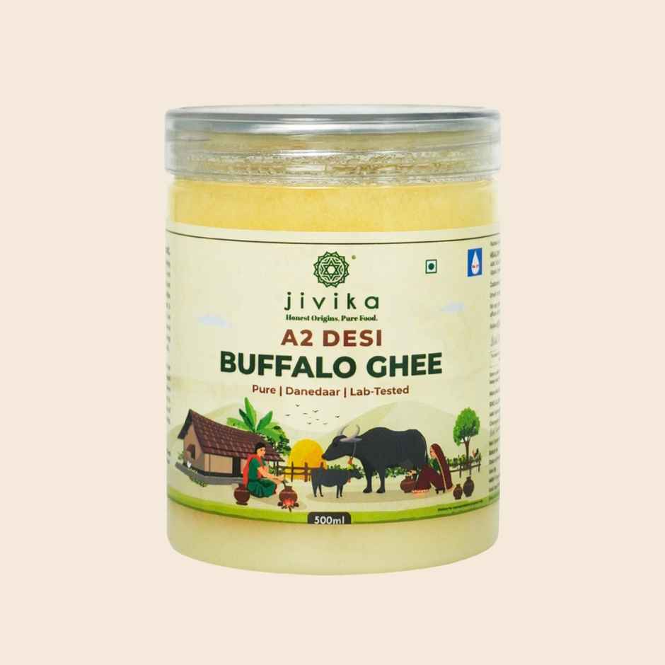 Jivika A2 Desi Buffalo Ghee | Traditionally Churned Bilona Method