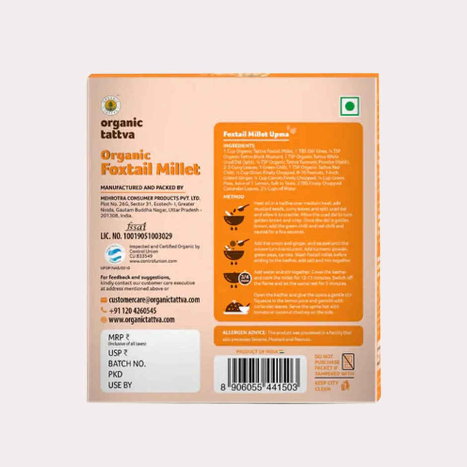 Organic Tattva Foxtail Millet | Cholesterol-Free