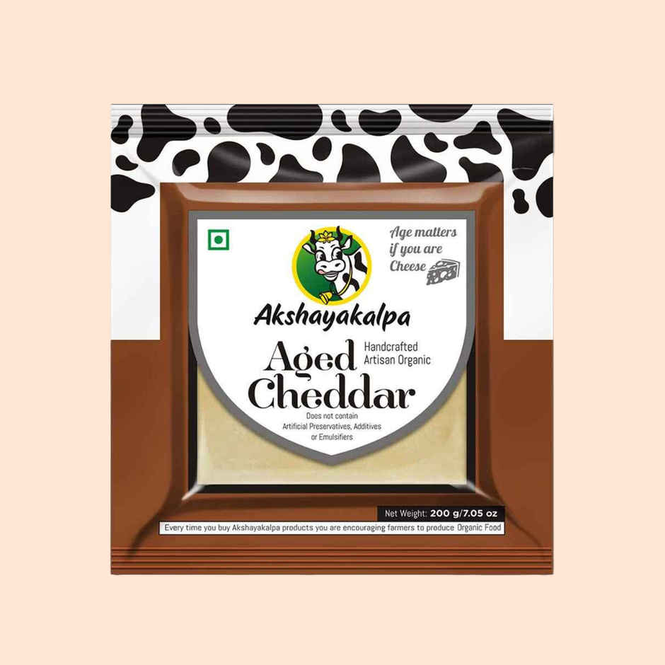 Akshayakalpa Organic Artisanal Aged Cheddar Cheese