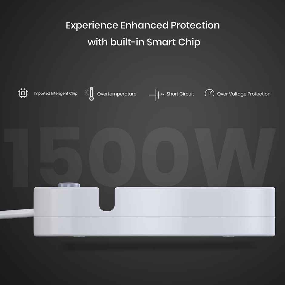 Portronics Power Plate 5 Power Converter With Usb Charger