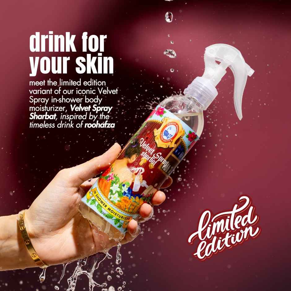 Hibiscus Monkey In Shower Moisturizer Velvet Spray Sharbat