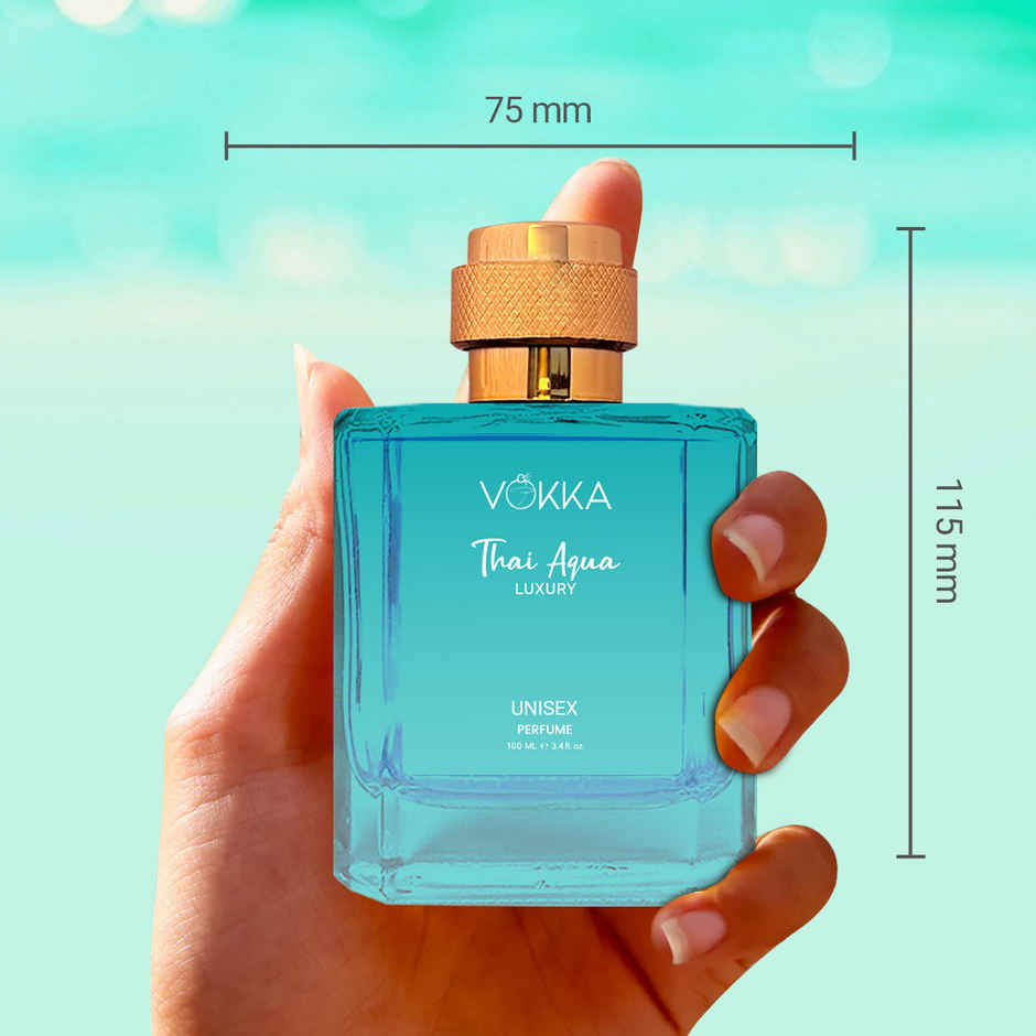 Vokka Thai Aqua Unisex Luxury Long Lasting EDP Aqua Sandalwood Patchouli