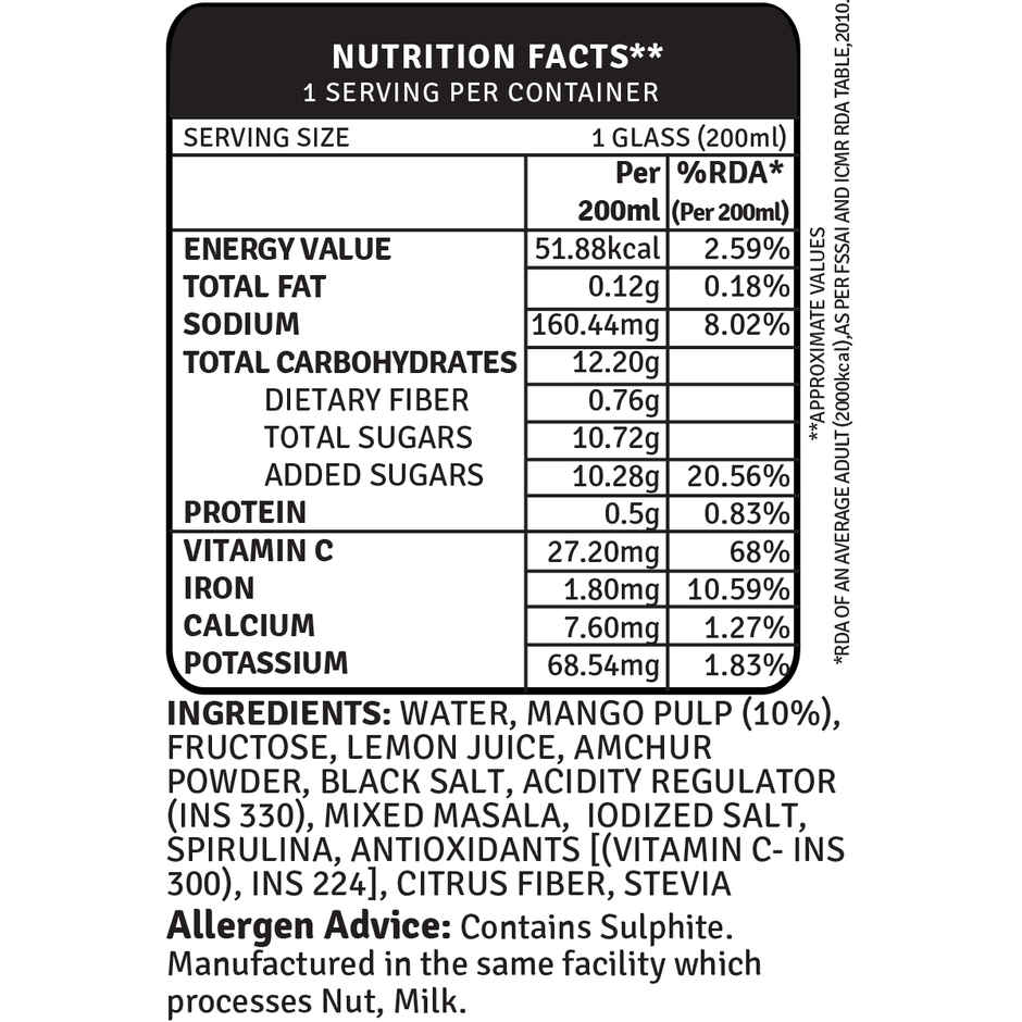 Raw Pressery Aam Panna Juice
