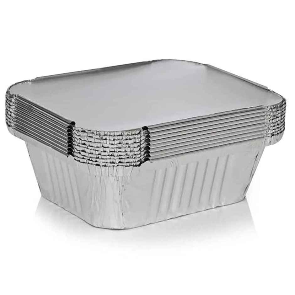 Naturepac Foil Container + Lid  750ml | Sturdy & Practical Combo
