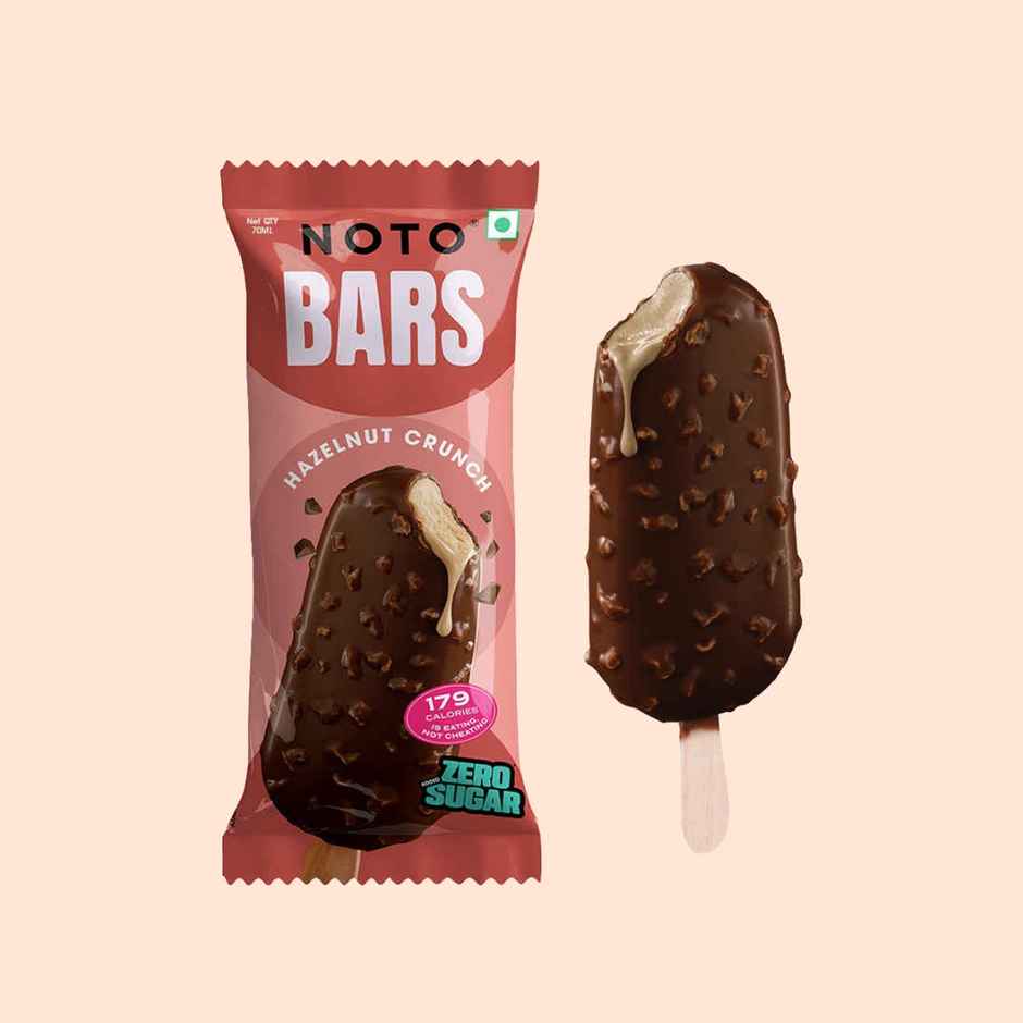 NOTO Chocolate Hazelnut Sugar Free, Guilt Free Bar