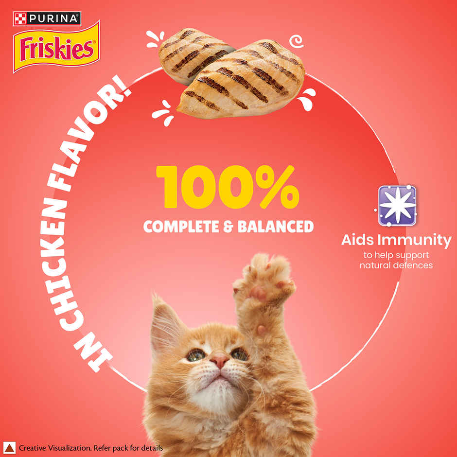 Purina Friskies Gravy Licious Kitten Food Chicken Flavour