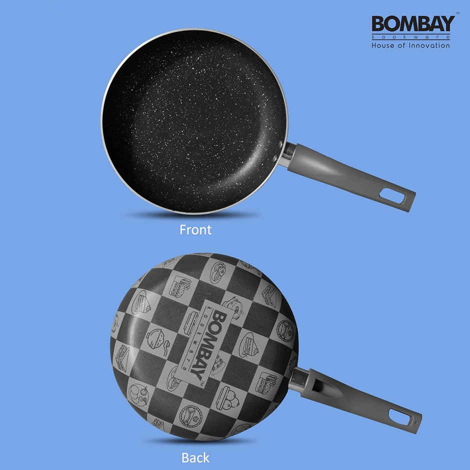 Bombay Kookware Kala Kruti Fry Pan - 24 cm (1.5 L)