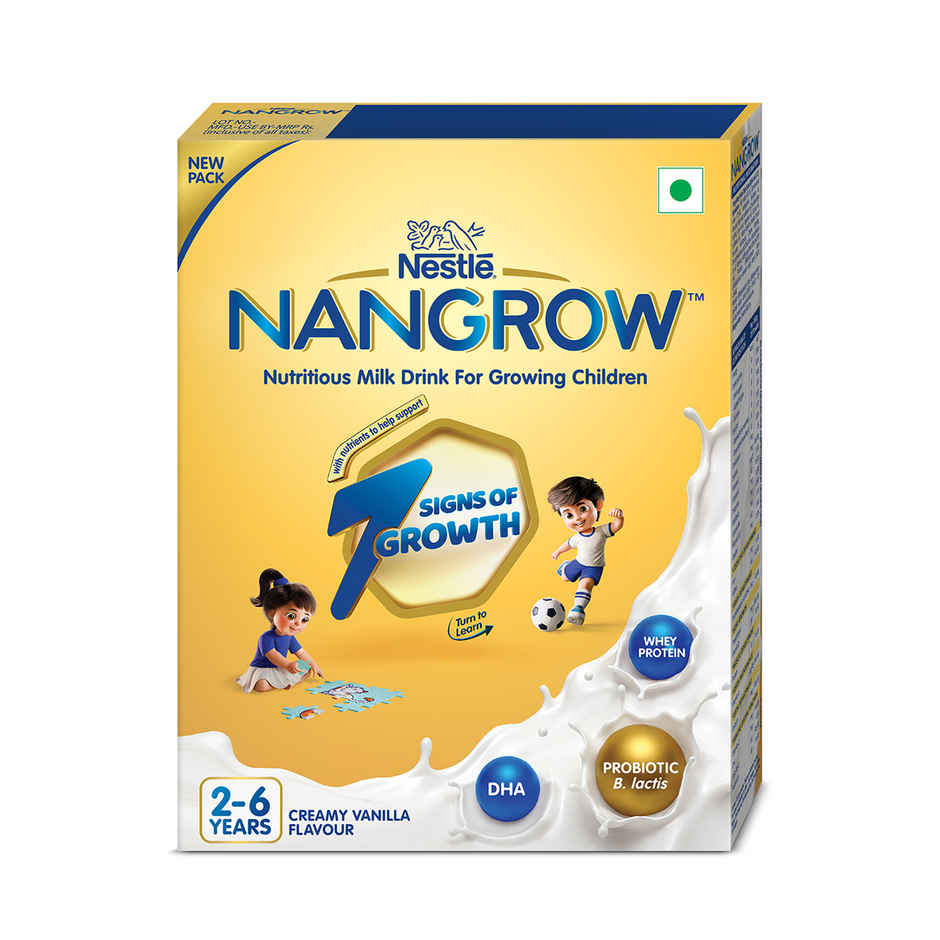 Nestle Nangrow Vanilla Drink Mix | For 2 - 6 years Kids