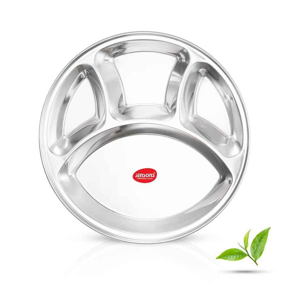 Jensons Stainless Steel Partition Plate Round Combo