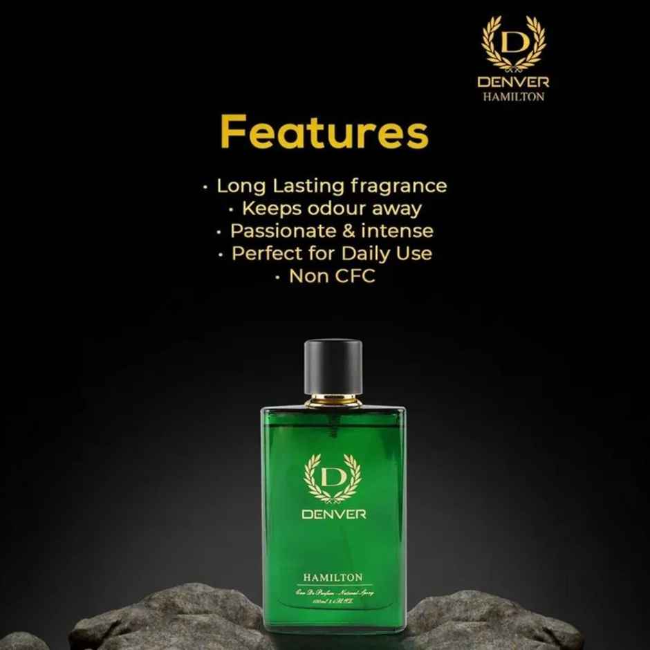 Denver Hamilton Perfume | Premium & Long Lasting | Eau De Parfum For Men | 100 ml