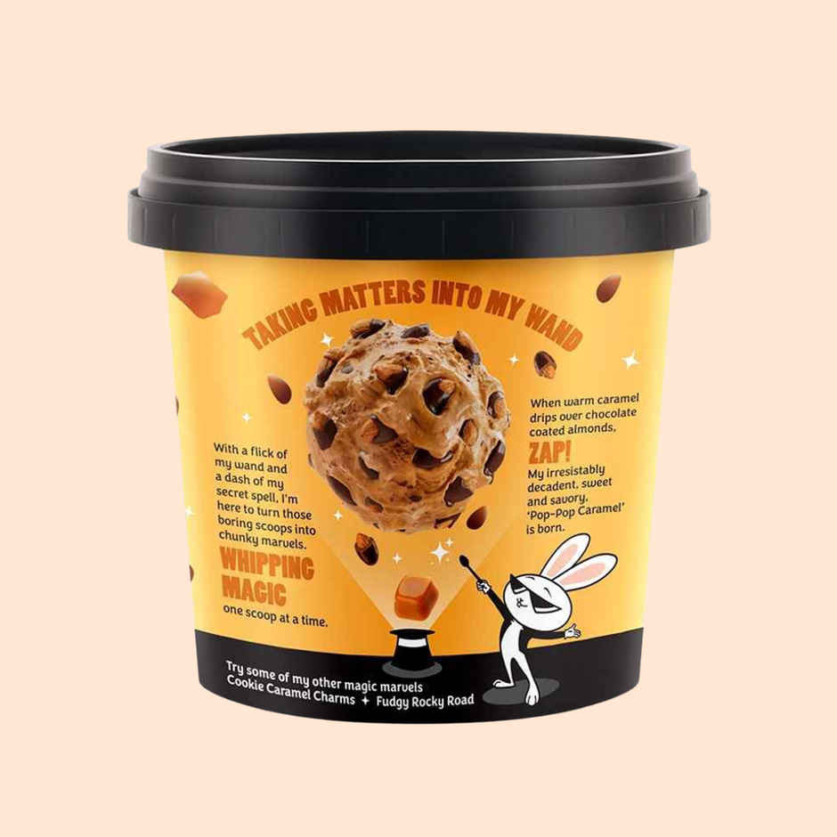 Call Me Chunky Pop Pop Caramel Ice Cream Cup
