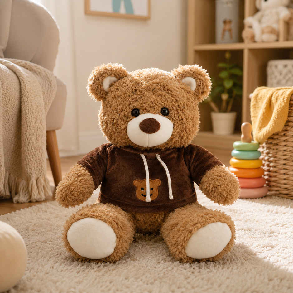 Zoowee Hoodie Teddy Bear Soft Toy | 26 cm