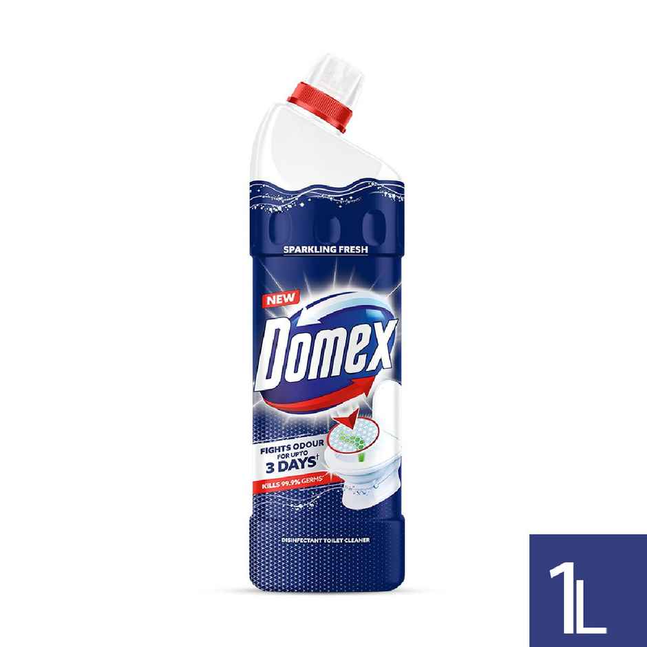  Domex Sparkling Fresh Toilet Cleaner | Fights Odour for Upto 3 Days