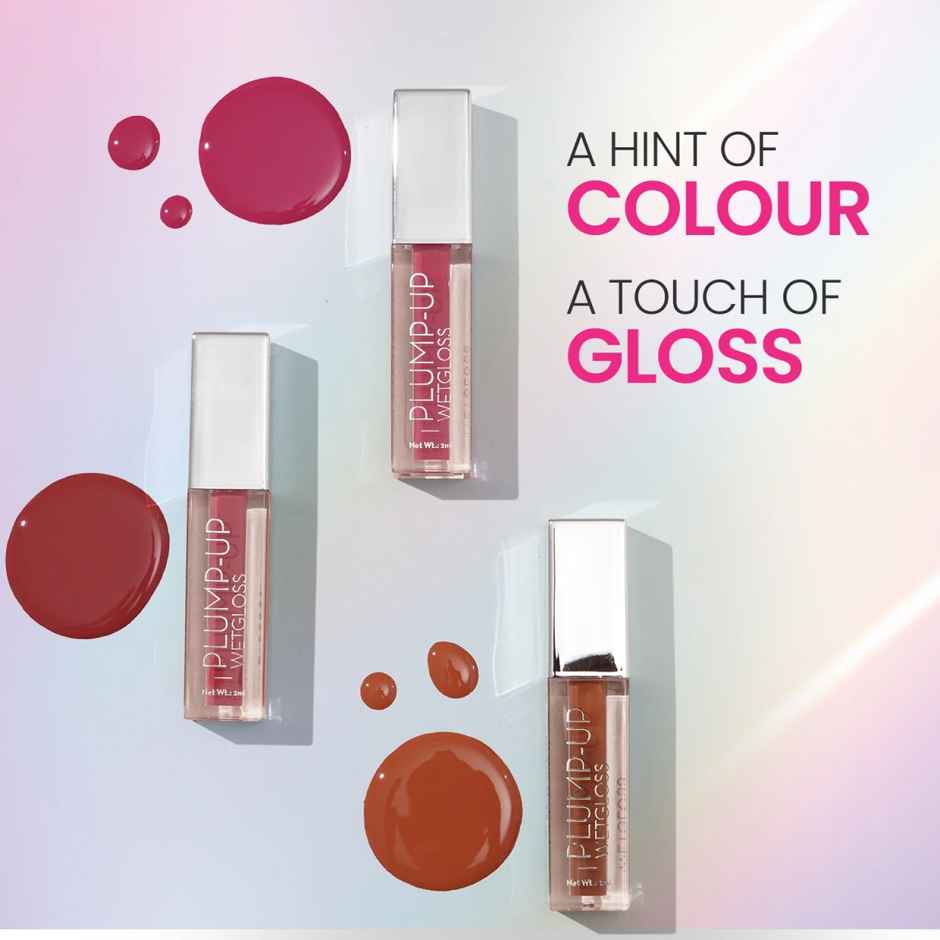 Swiss Beauty Plump Up Wet Lip Gloss For Glossy And Fuller Lips | 10 Popsicle