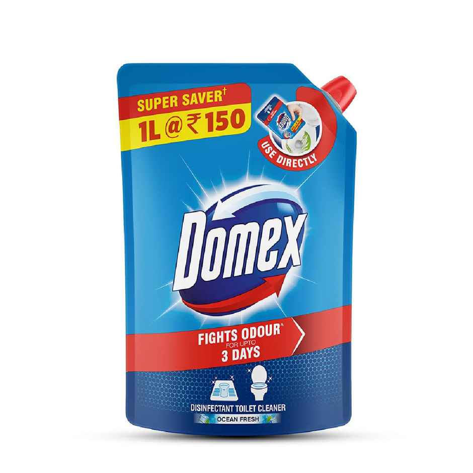 Domex Fresh Guard with Ocean Fresh Fragrance | Disinfectant Toilet Cleaner Combo 