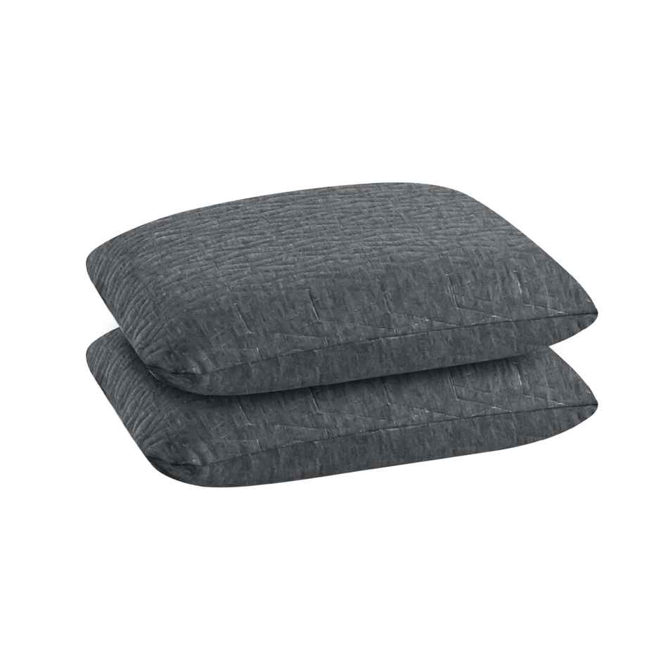 The White Willow Dreamblend Pillow | Shredded Microfiber & Memory Foam | King Size | XL - Grey
