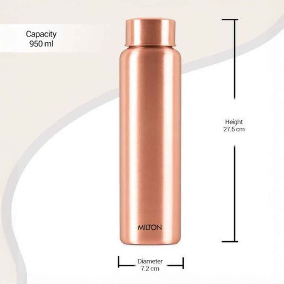 Milton Copper Aqua Water Bottle | Copper | 950 ml