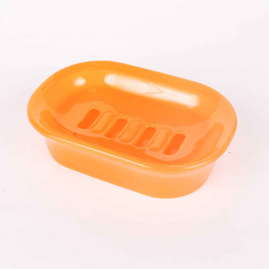 Soham Housewares Plastic Soap Dish | Color May Vary| Kupid