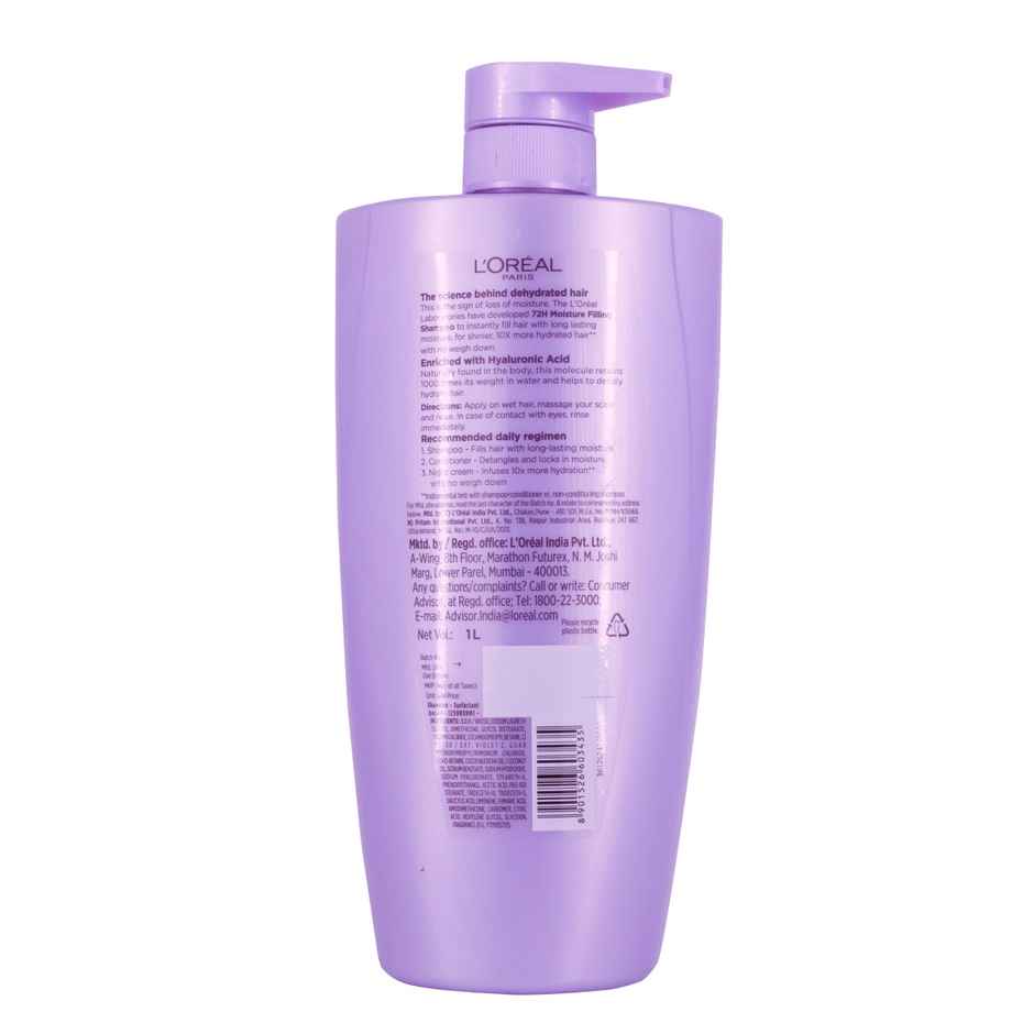 L'Oreal Paris Hyaluron Moisture Shampoo with Hyaluronic Acid for Dry & Dehydrated Hair