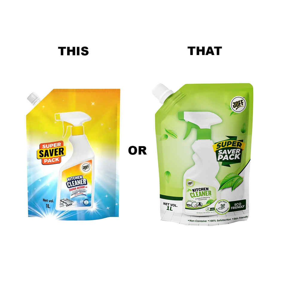 Joff Kitchen Degreaser Cleaner | Super Saver Refill Pack