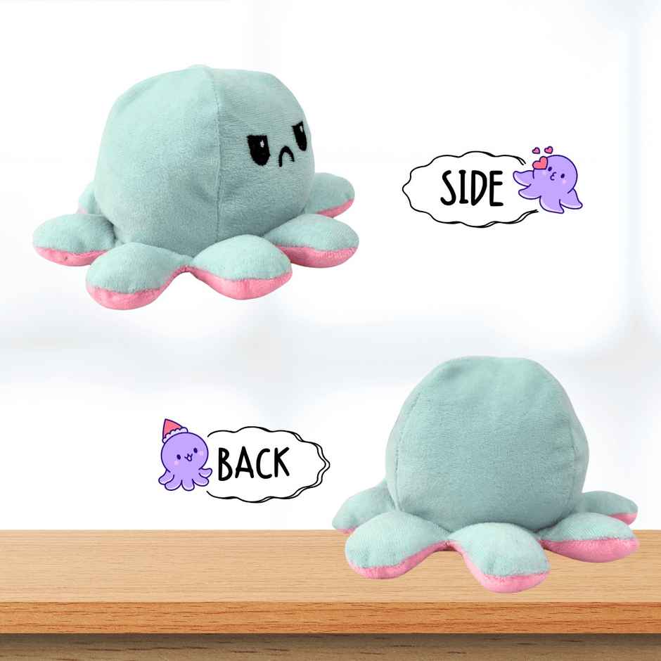 ToyTales REVERSIBLE Octopus Plush Toy | Cute Soft Toys | Cute Gift | Birthday Gift for Kids | Gift Baby | 25cm