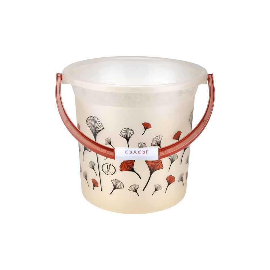 Joyo Designer Bucket - 18 L Printed - Brown