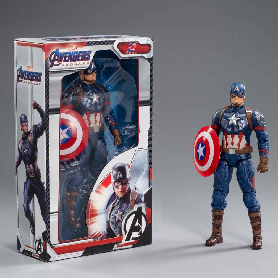 Striders Licensed Captain America Superhero Action Figure | 7 inch