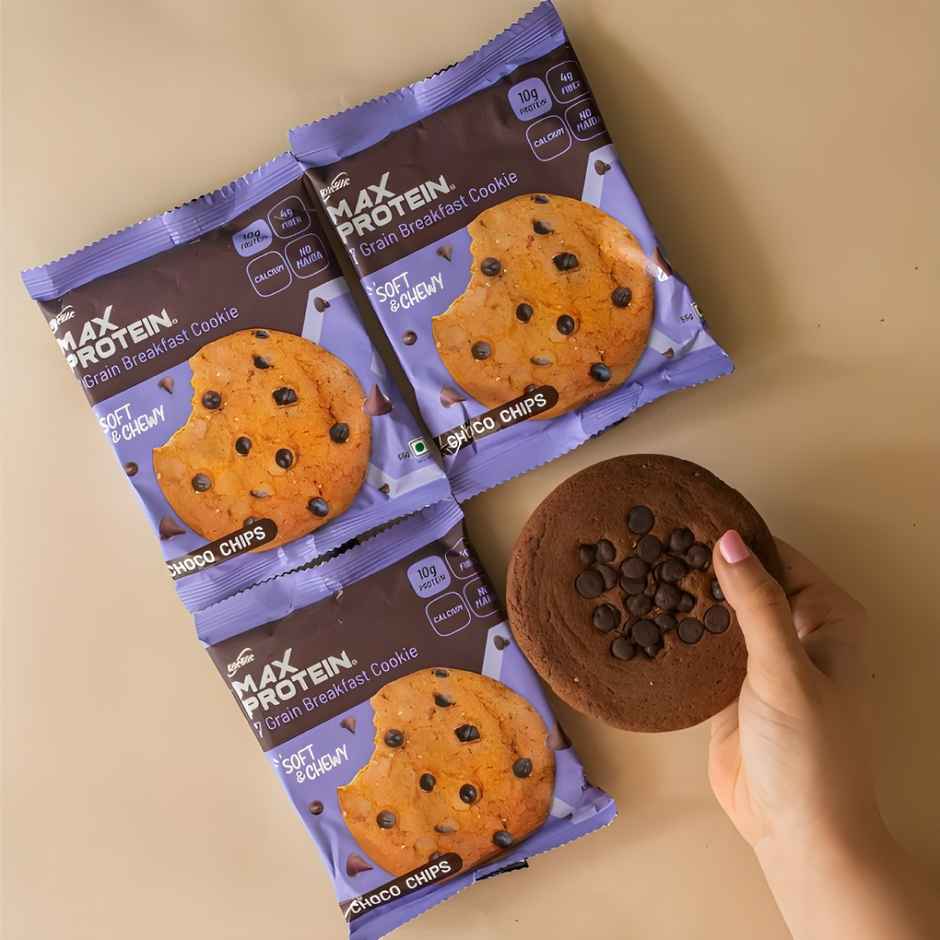 Ritebite Max Protein Cookie Choco Chips, No Maida Multigrain Premium Biscuit Cookies Cmbo