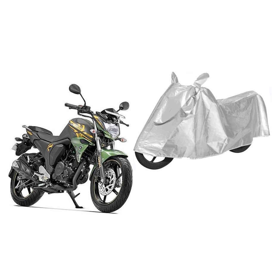Sheen SBCsilver07 Waterproof Two Wheeler Cover for Yamaha (FZ-S, Silver)